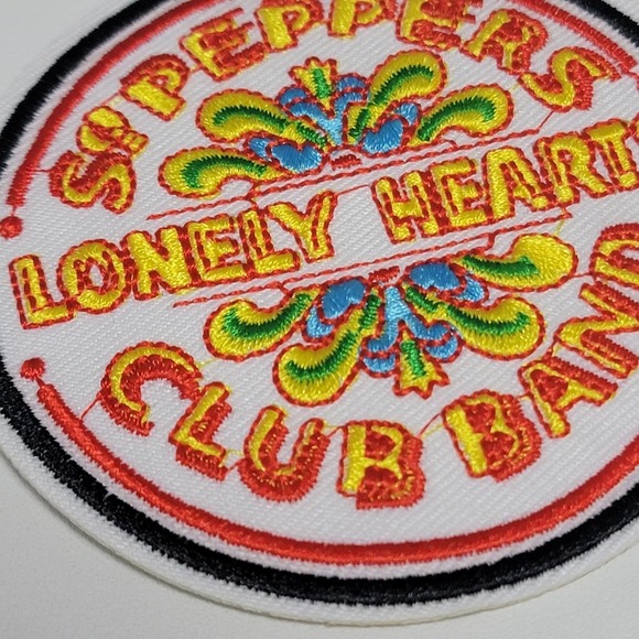 Iron On Patch Beatles St. Peppers Lonely Hearts Club Band,  3.25" - Picture 2 of 7